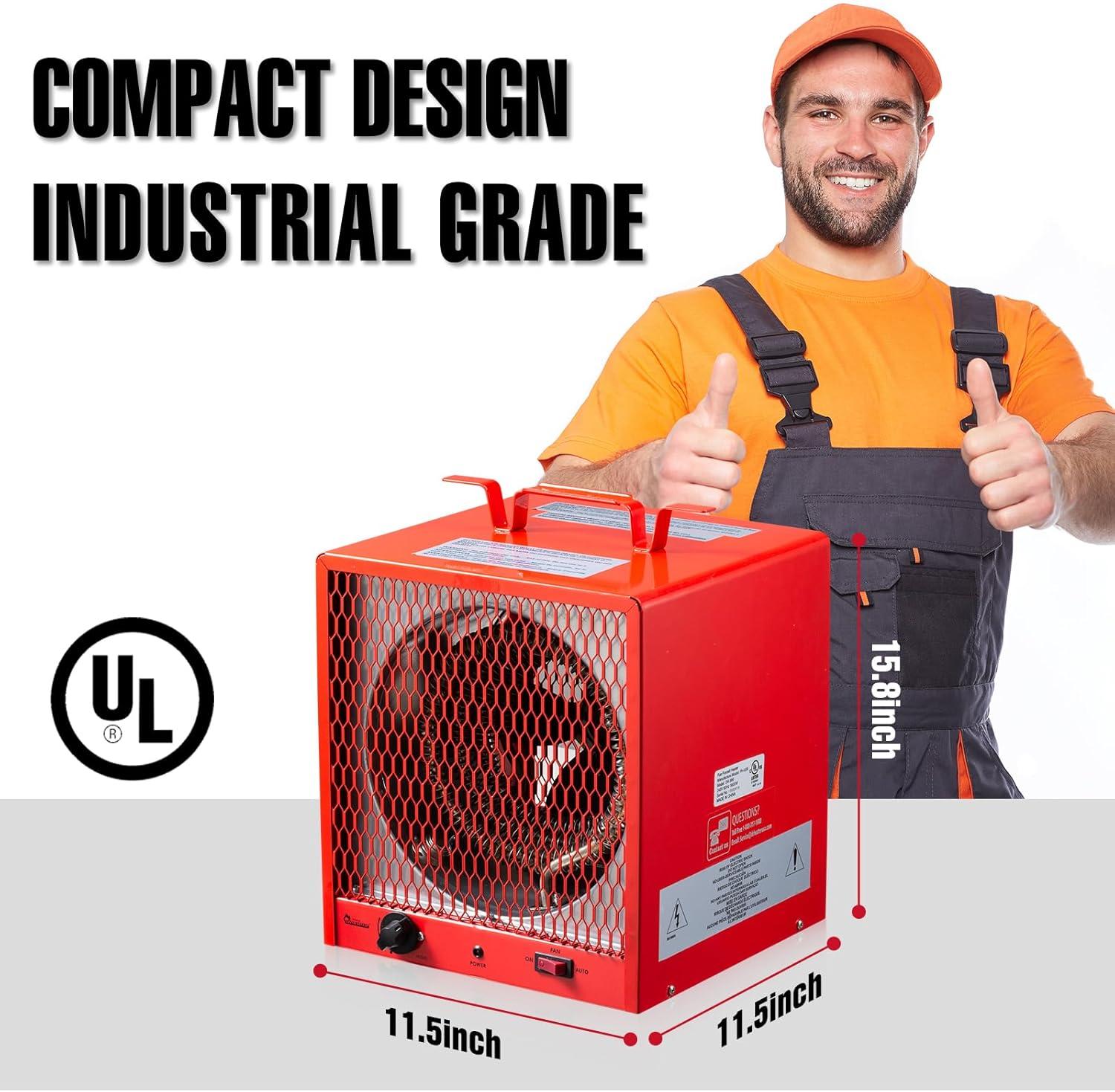 image:imageDR INFRARED HEATER DR988 240V Electric Industrial Garage Workshop Warehouse Construction Heater 5600W Thermostat 37113 F Portable Wall Ceiling Mount5600 Watts