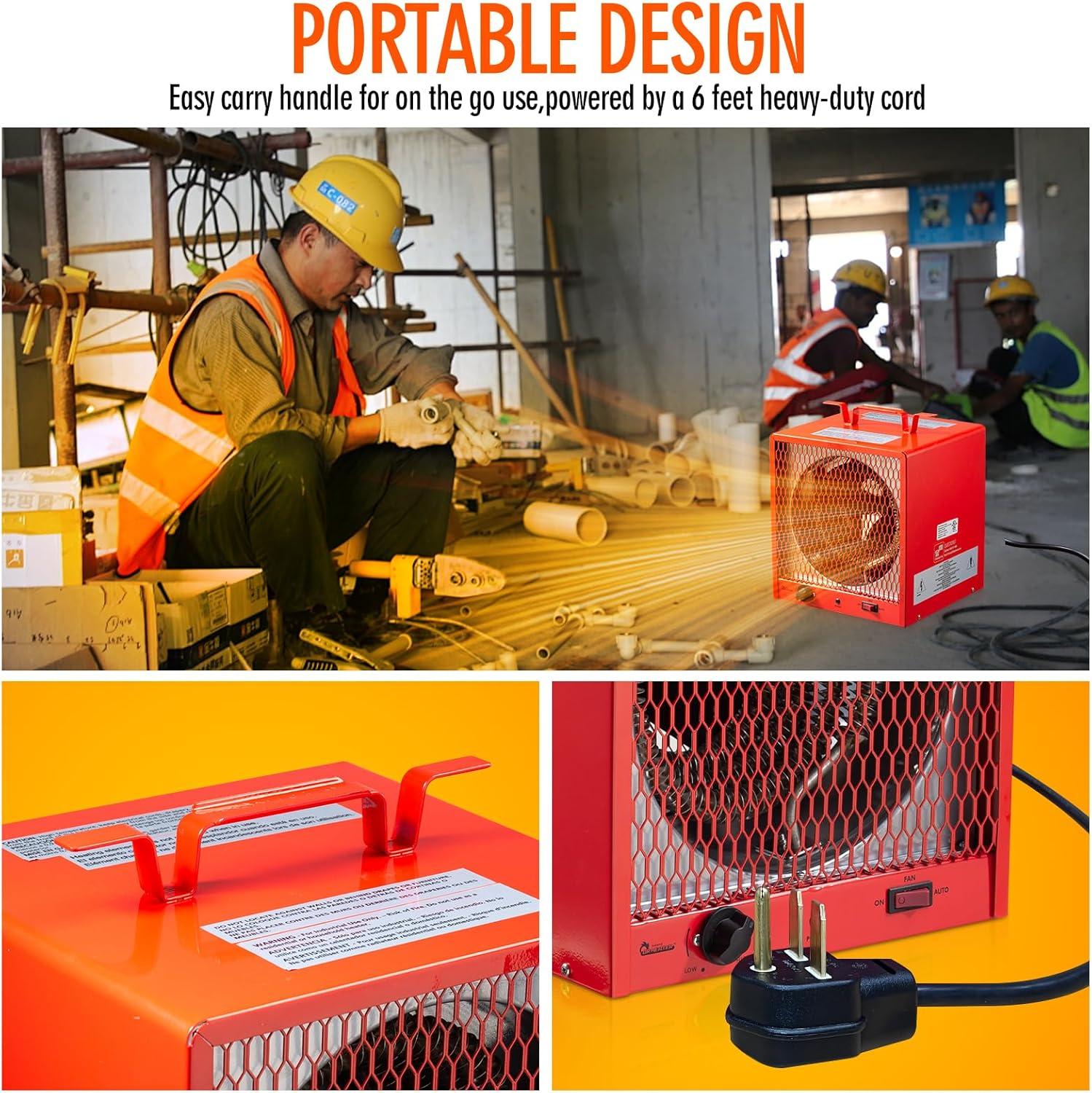 image:imageDR INFRARED HEATER DR988 240V Electric Industrial Garage Workshop Warehouse Construction Heater 5600W Thermostat 37113 F Portable Wall Ceiling Mount5600 Watts