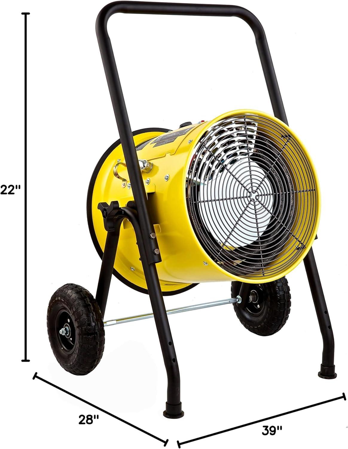 image:imageDR INFRARED HEATER DRPS11524 Salamander Construction 15000Watt Single Phase 240Volt Portable Fan Forced Electric Heater10 000 Watt