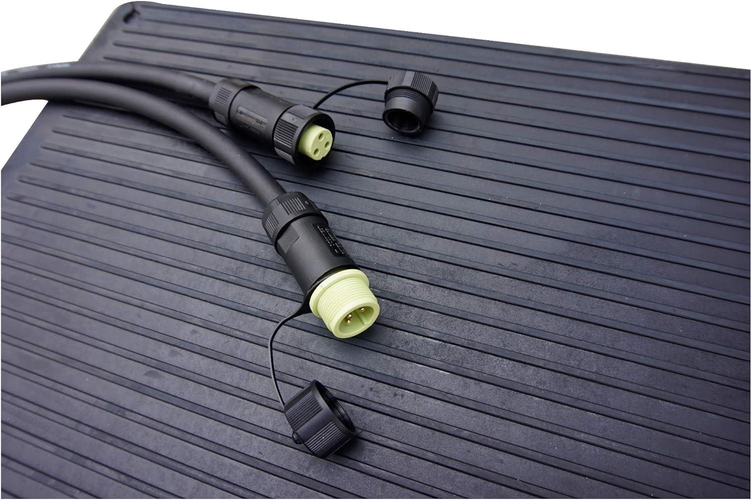 image:imageDr Infrared Heater DR009 Heated Rubber Snow amp Ice Melting mats 300W 23x40x03 Inches Requires GFCI Power Cord Model DR100