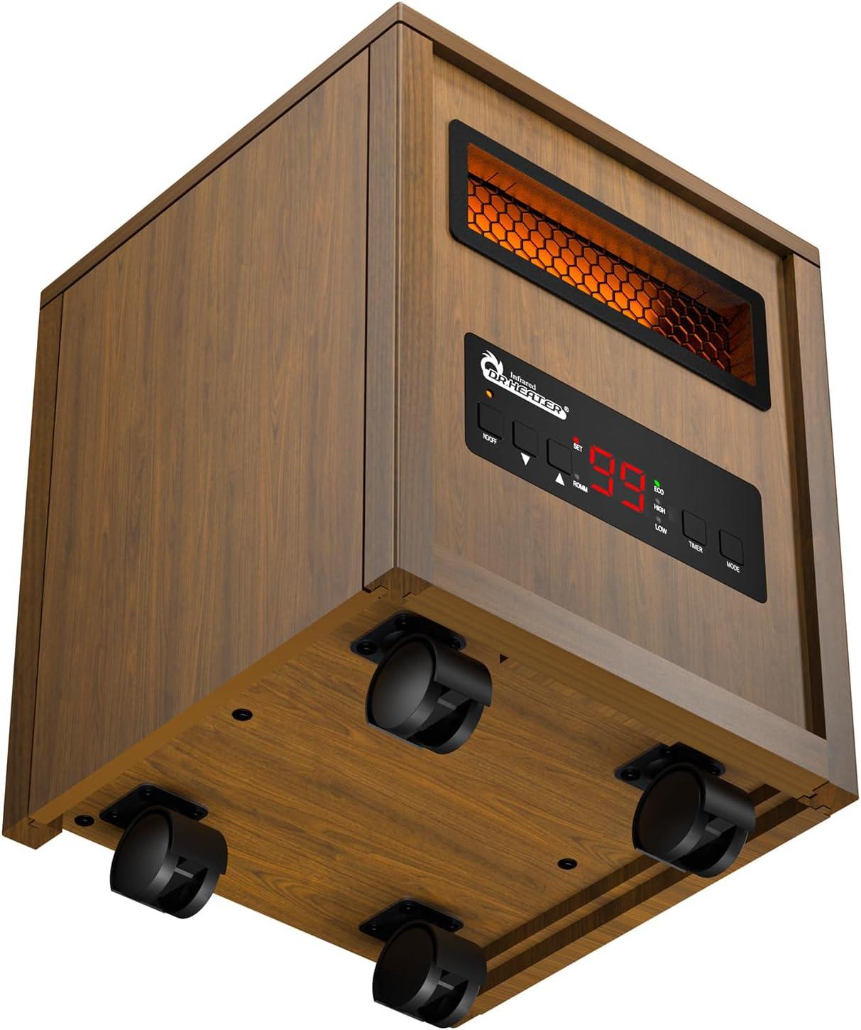 image:imageDr Infrared Heater DR998 1500W Space Heater with Humidifier Oscillation Fan amp Remote Control CherryOriginal